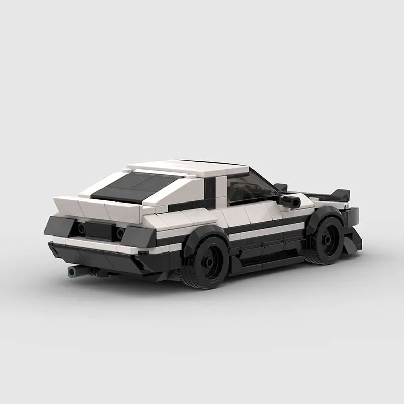 MOC Toyota Trueno AE86 Black & White