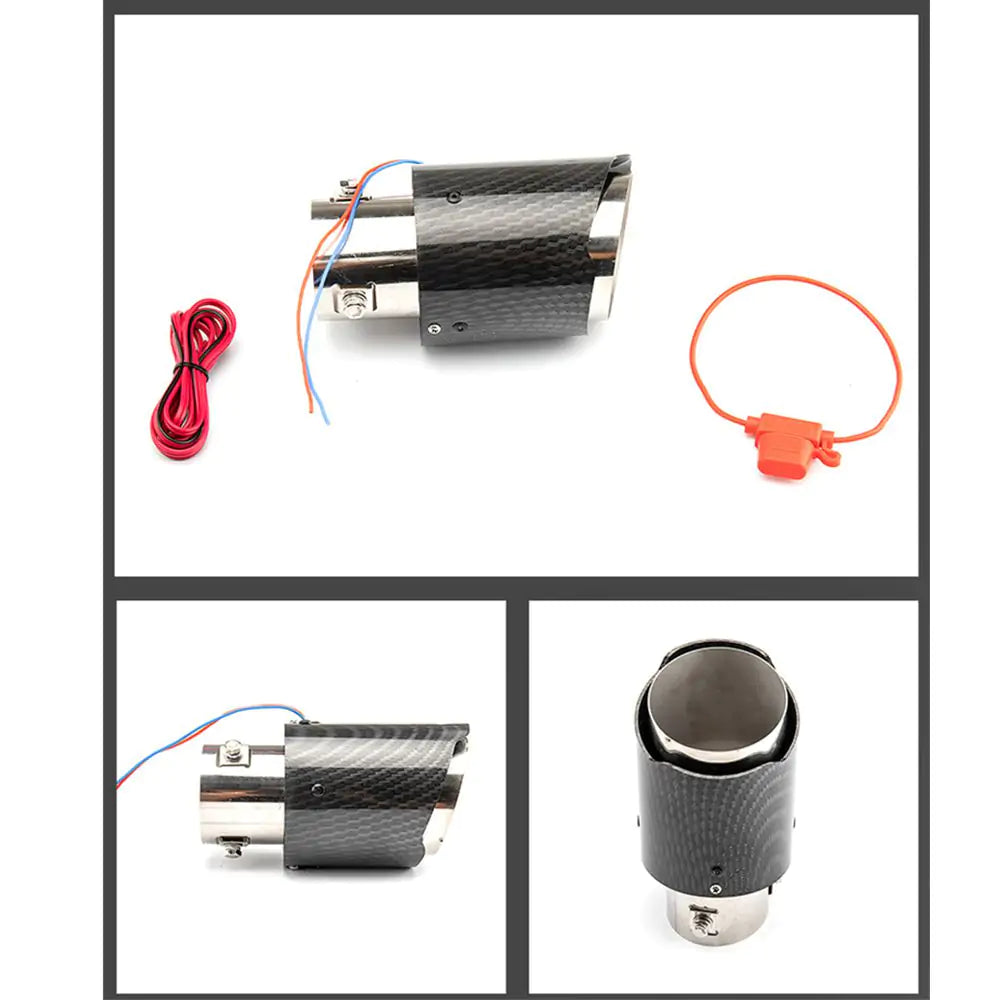 Car Exhaust Muffler Pipe LED Light