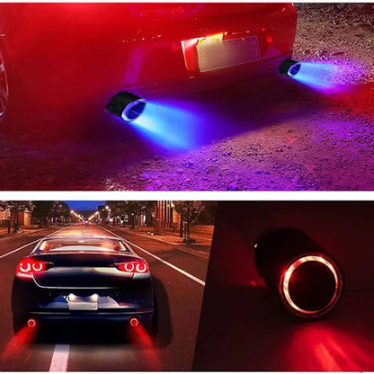Car Exhaust Muffler Pipe LED Light