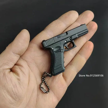 Toy Gun Miniature Model Keychain