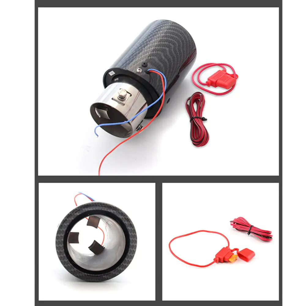 Car Exhaust Muffler Pipe LED Light