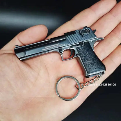 Toy Gun Miniature Model Keychain