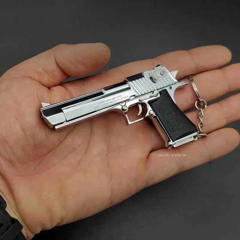 Toy Gun Miniature Model Keychain