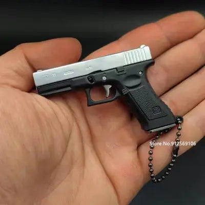 Toy Gun Miniature Model Keychain