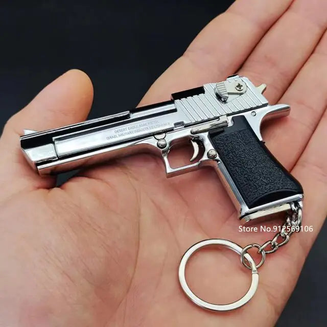 Toy Gun Miniature Model Keychain