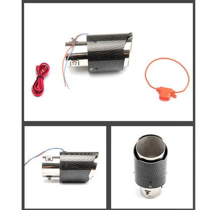 Car Exhaust Muffler Pipe LED Light
