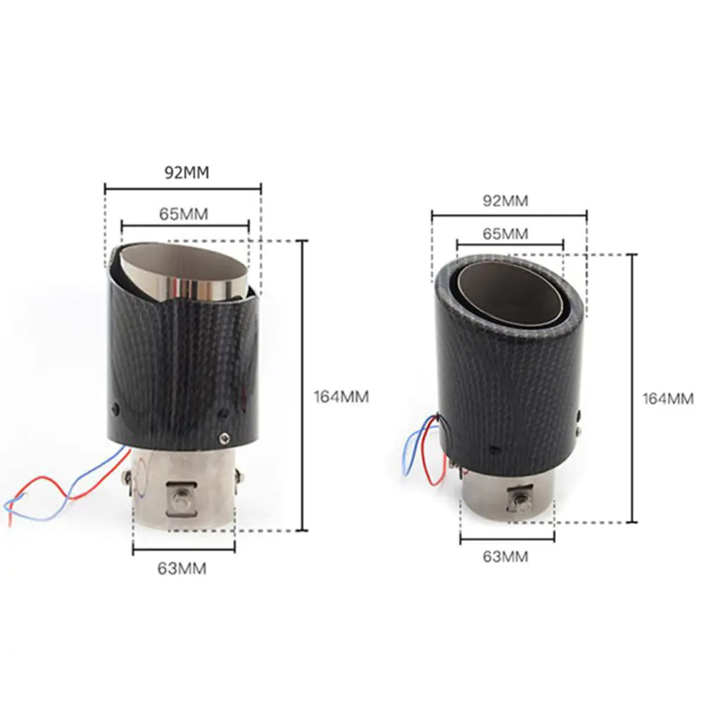 Car Exhaust Muffler Pipe LED Light